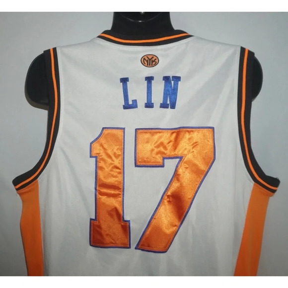 New York Knicks Jeremy Lin Adidas Jersey XXL 54 - Picture 6 of 12